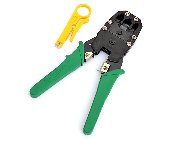 Обжимной инструмент De Tech DT468 (RJ-45, RJ-11/12)