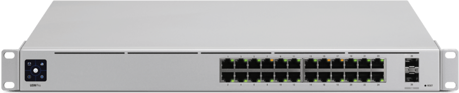 Коммутатор Ubiquiti 24 PORT 1000 M 2 SFP+ USW-PRO-24
