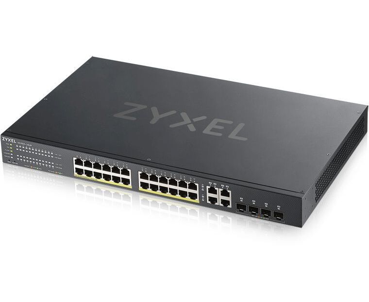 Коммутатор Zyxel Nebula Flex GS192024 HPV2-EU0101 F 24 G 24 Po E+ 375 W управляемый