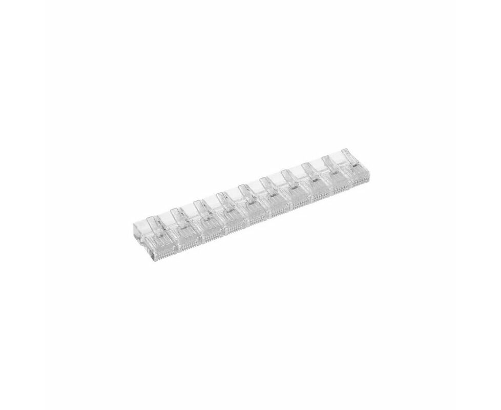 Коннектор UGREEN NW120 50961 Cat 6 Unshielded RJ45 Modular Plugs 10pcs Transparent