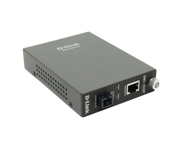 D-Link DMC-1910 T Конвертер 1 G UTP в 1 G SM Single Fiber (15km, 1x SC), трансмиттер