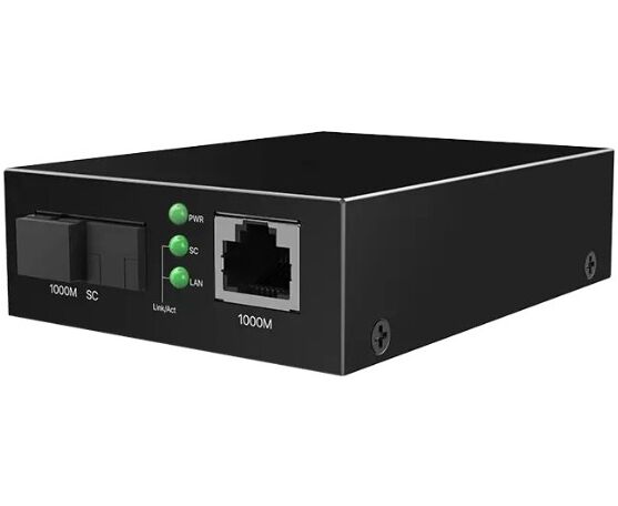 Медиаконвертер одномодовый Tenda TFC300 B RJ-45x1 Гбит/с, S Cx1 Гбит/с, до 3км