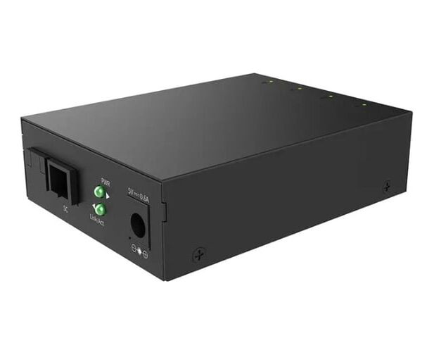 Медиаконвертер Tenda TFC304 B RJ-45 4x1000 Мбит/с, SC, до 3км