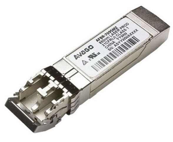 Трансивер Avago AFBR-709 SMZ 10 G (10.3125 G Bd Ethernet), SFP+, LC MM 300m, 850nm VCSEL laser, bail de-latch, Fo