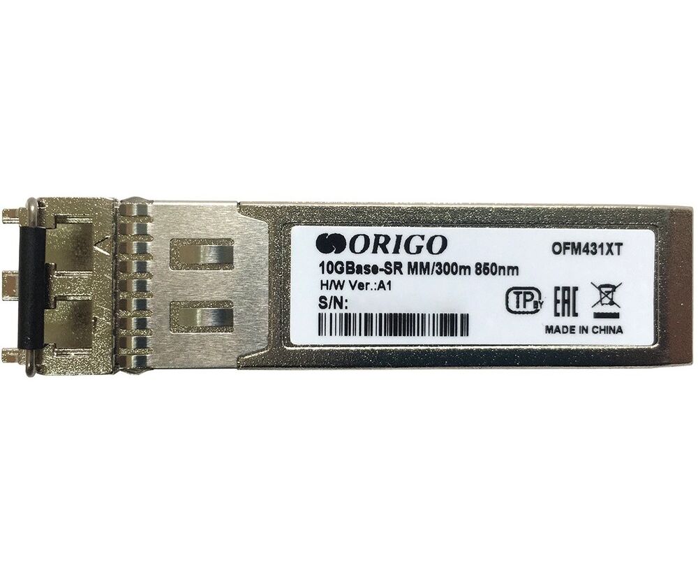 Трансивер SFP+ ORIGO OFM431 XT/A1 A 10 G Base-SR (Duplex LC), 850нм, многомод, до 300м