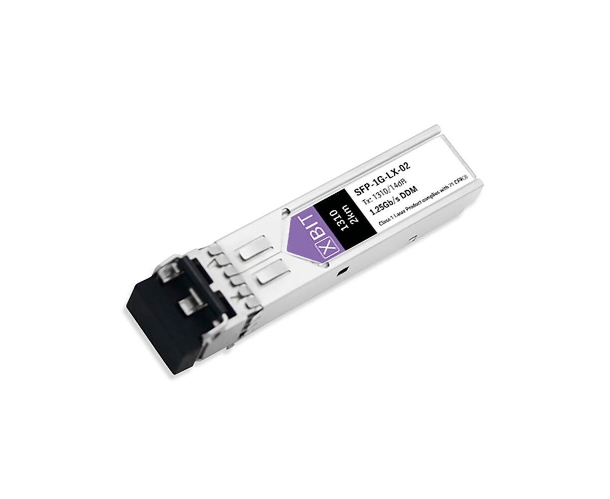 Трансивер XBIT SFP-1 G-LX-02 SFP, 1.25 Gb/s, 2km, 8d B, 1310nm, SMF, 2 LC, DDM