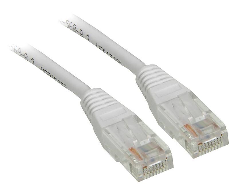 Патч-корд медный Lanmaster UTP TWT-45-45-2.0-WH белый вилка RJ-45-вилка RJ-45 кат.5е 2м ПВХ (1шт)