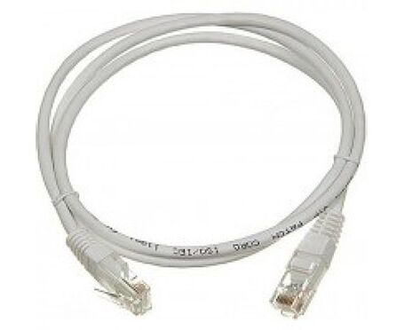 Патч-корд UTP5e, 1 м, многожильный, 26 AWG, PVC, серый LANMASTER TWT-45-45-1.0-GY