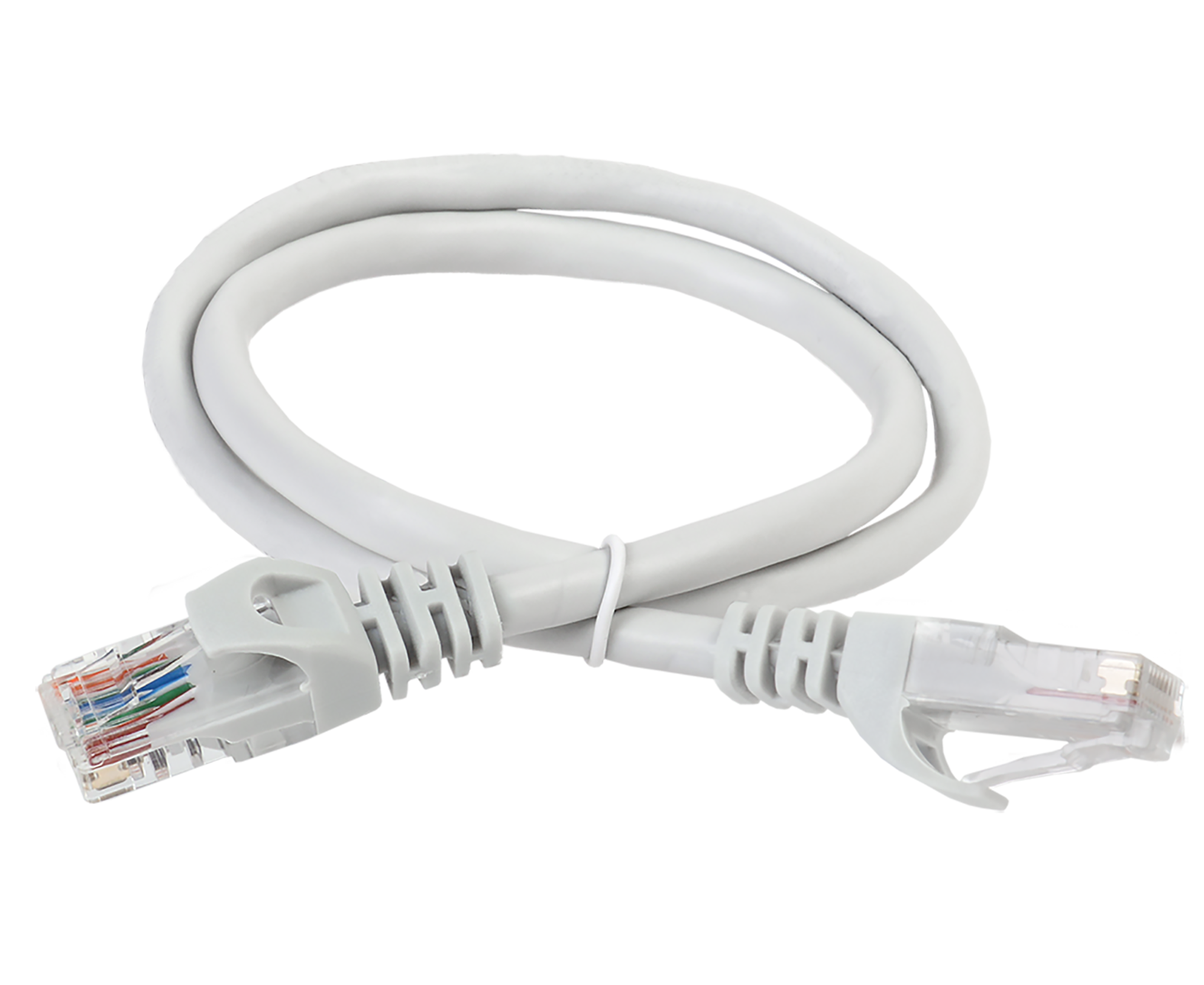 Патч-корд ITK PC01-C5 EU-05 M кат.5 E UTP 0,5м серый