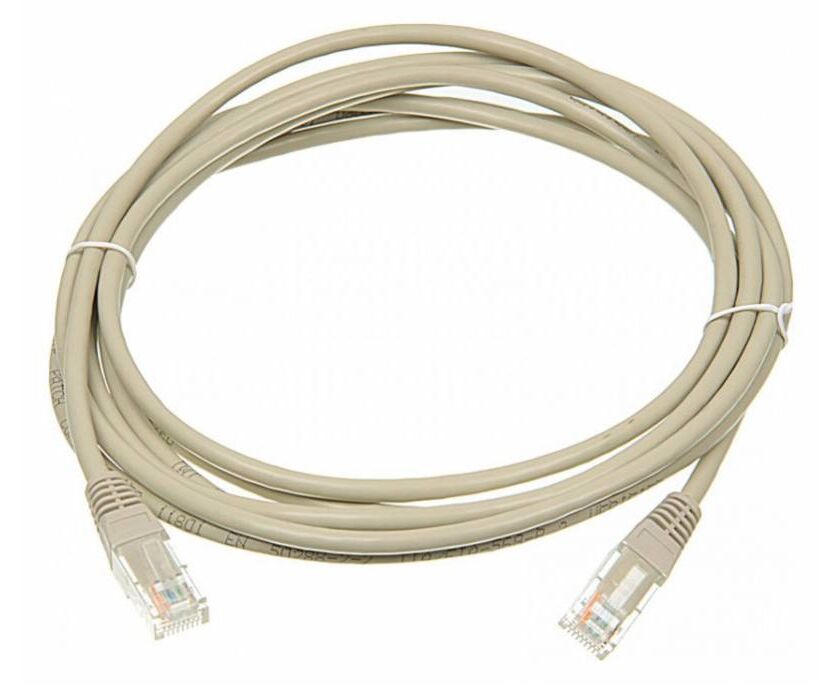 Патч-корд Lanmaster TWT-45-45-3.0/6-GY вилка RJ-45-вилка RJ-45 кат.6 3м серый ПВХ (уп.:1шт)
