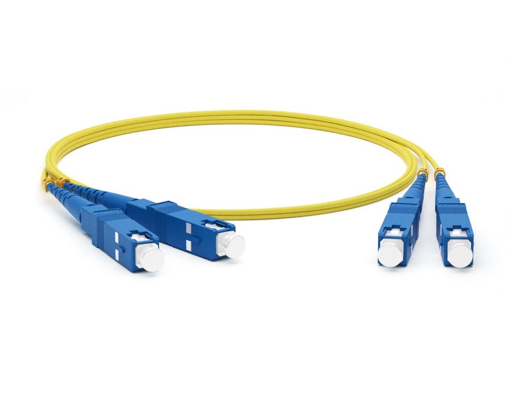 Hyperline FC-D2-9-SC/­UR-SC/­UR-H-3 M-LSZH-YL Патч-корд волоконно-оптический (шнур) SM 9/­125 (OS2), SC/­UPC-SC/­UPC, 2.0 мм, duplex, LSZH, 3 м