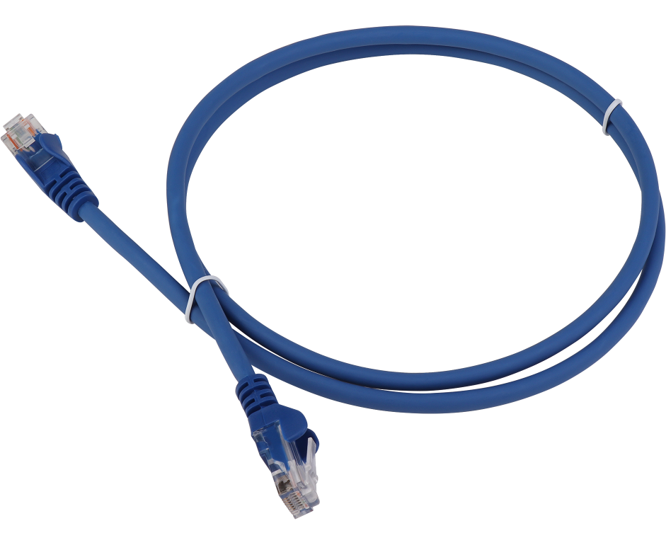 Патч-корд LANMASTER (LAN-PC45/U5 E-2.0-BL) LSZH UTP кат.5e, 2.0 м, синий