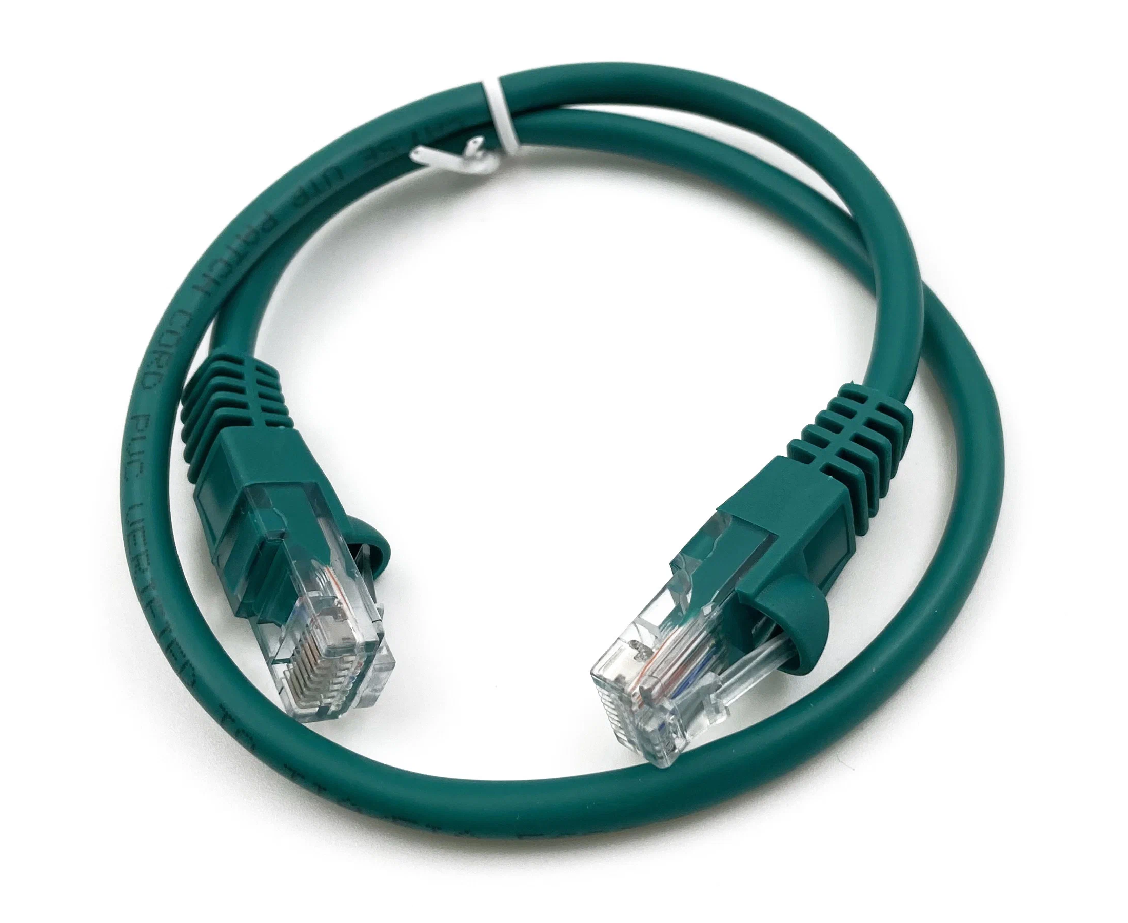 Патч-корд Buro (UTP-5 E-0,5 M-GR) UTP 4 пары cat5 E CCA molded 0.5м зеленый RJ-45 (m)-RJ-45 (m)