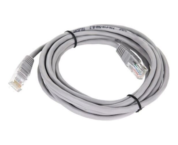 Патчкорд Telecom NA102--3 M литой UTP кат.5е 3,0м серый