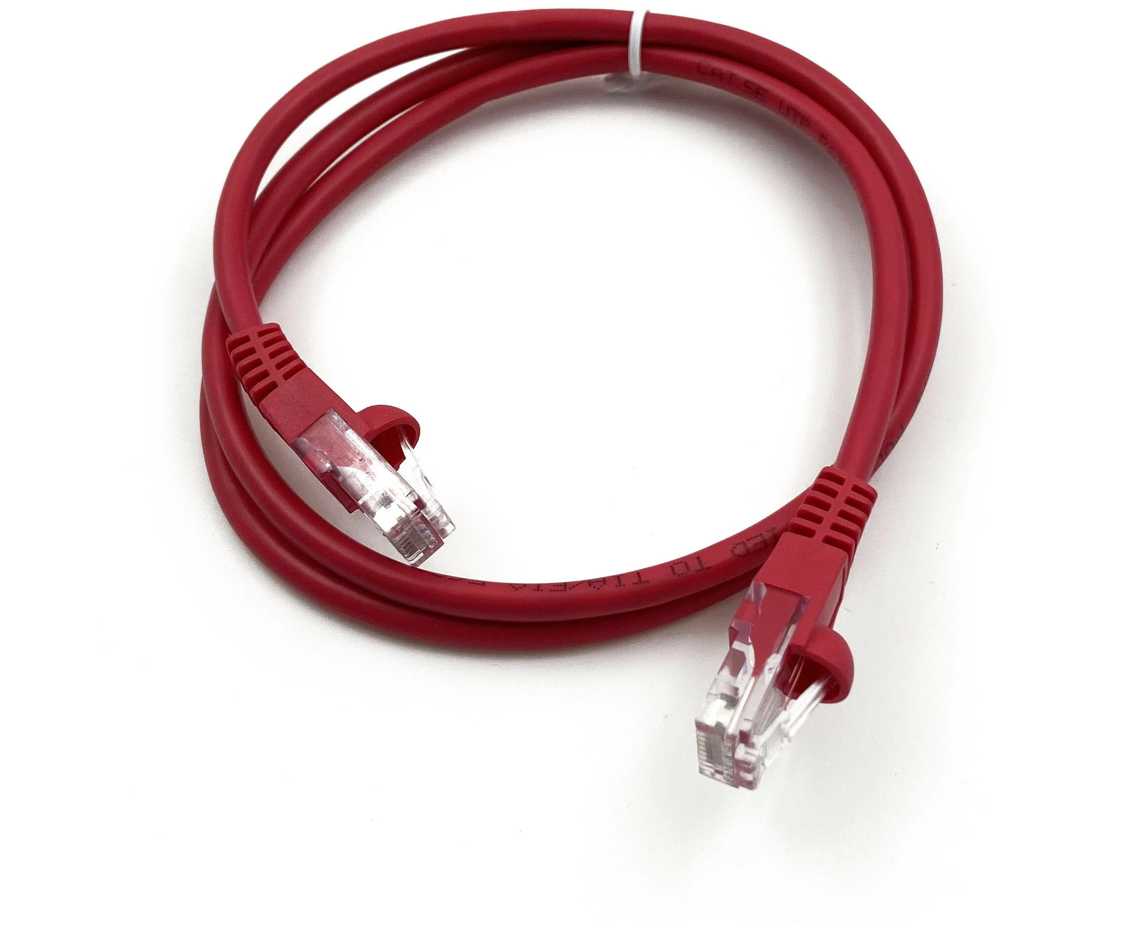 Патч-корд Buro (UTP-5 E-1,5 M-R) UTP 4 пары cat5 E CCA molded 1.5м красный RJ-45 (m)-RJ-45 (m)