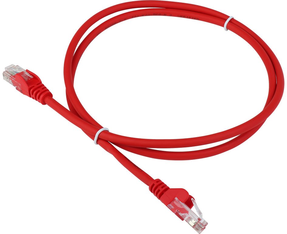 Патч-корд LANMASTER (LAN-PC45/U5 E-3.0-RD) LSZH UTP кат.5e, 3.0 м, красный