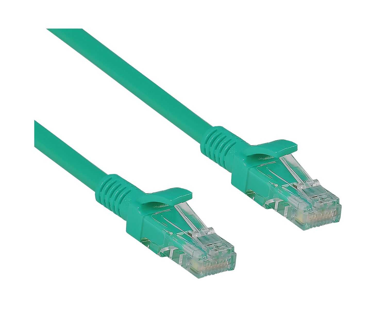 Патч-корд Exegate UTP-RJ45-RJ45-5e-1 M-GN (EX258672 RUS) 1м, зеленый