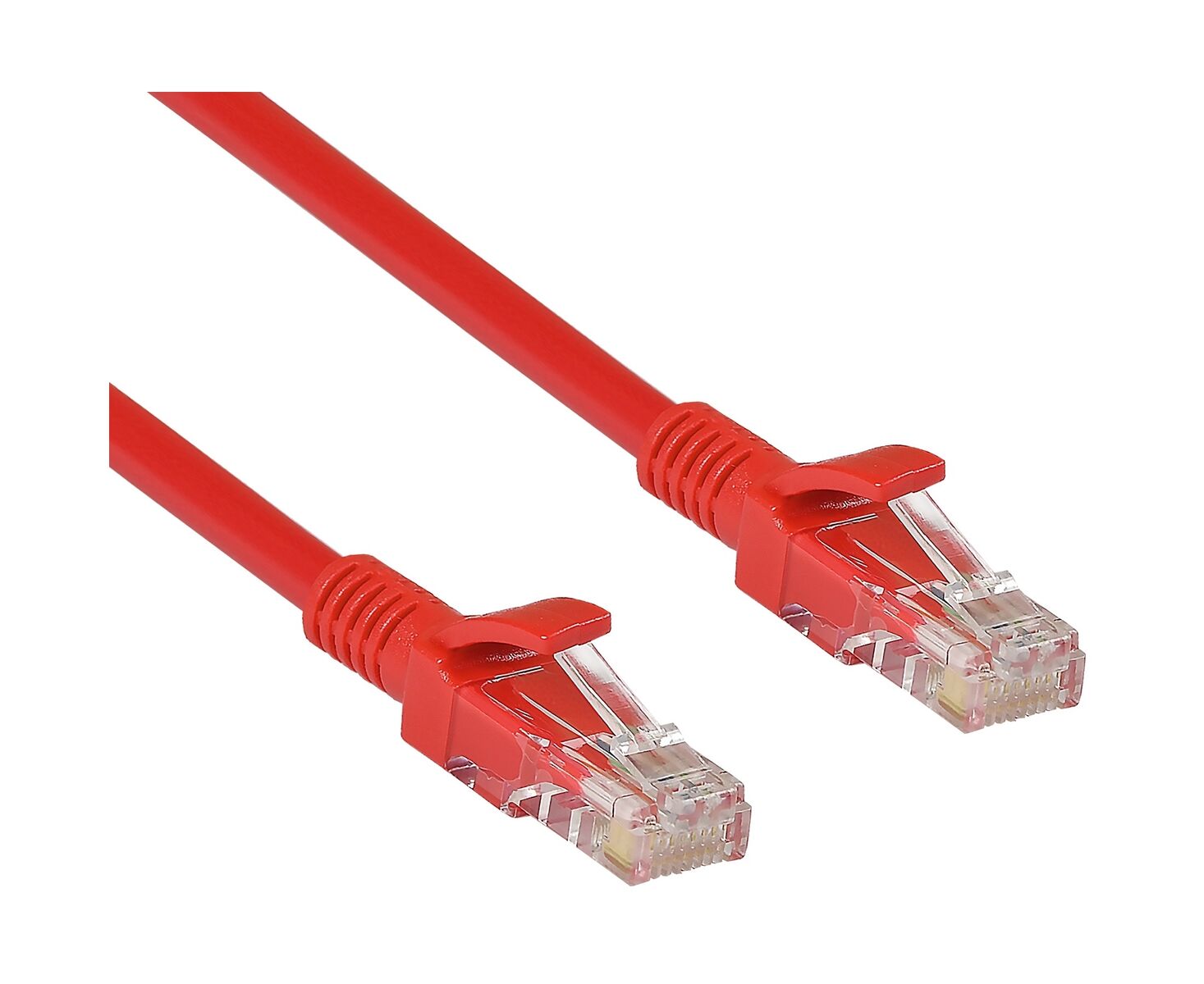 Патч-корд Exegate UTP-RJ45-RJ45-5e-0,3 M-RD (EX258666 RUS) красный