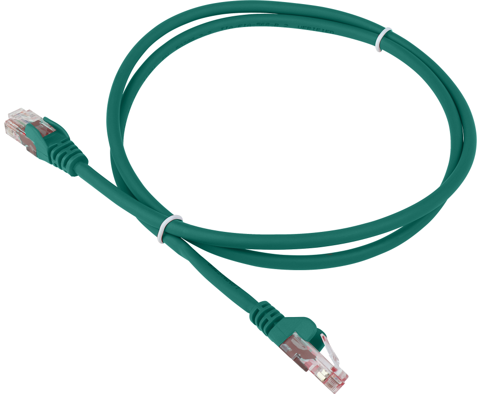 Патч-корд LANMASTER (LAN-PC45/U6-0.5-GN) LSZH UTP кат.6, 0.5 м, зеленый