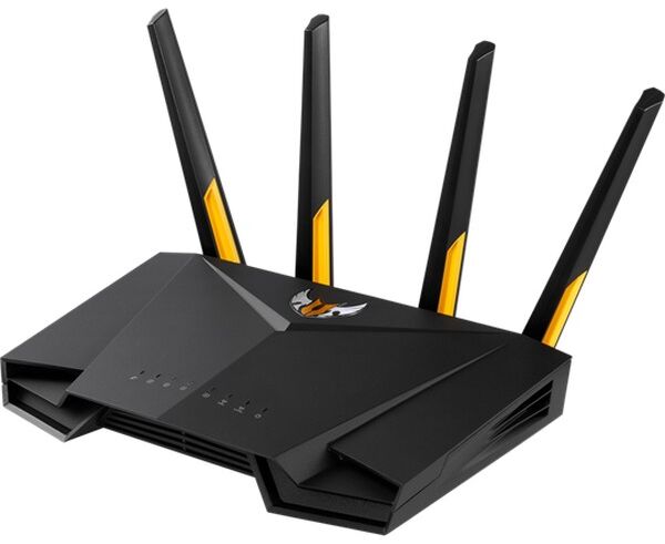Роутер беспроводной Asus TUF-AX3000 10/100/1000 BASE-TX/4 G ready черный