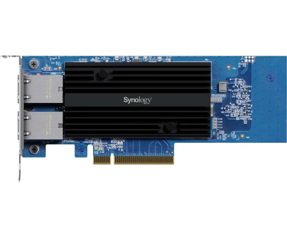 Сетевая карта Synology E10 G30-T2 10 GB, 2х RJ-45, PC Ie 3.0x8