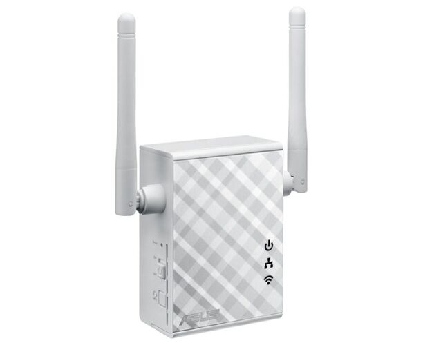 Повторитель беспроводного сигнала Asus RP-N12 N300 Wi-Fi белый