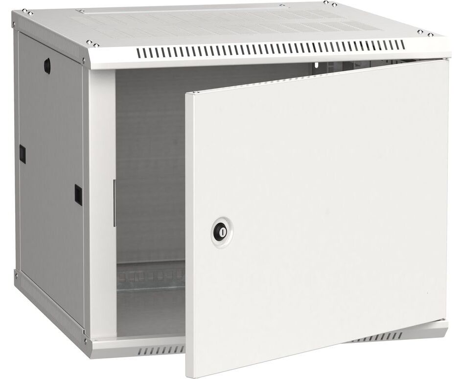 Шкаф коммутационный ITK (LWR3-09 U66-MF) настенный 9 U 600x600мм пер.дв.металл серый сталь