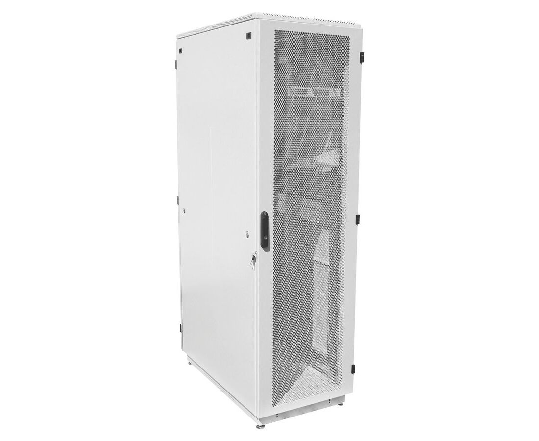 Шкаф коммутационный ЦМО ШТК-М-42.6.8-44 АА 42 U 600x800мм пер.дв.перфор. серый