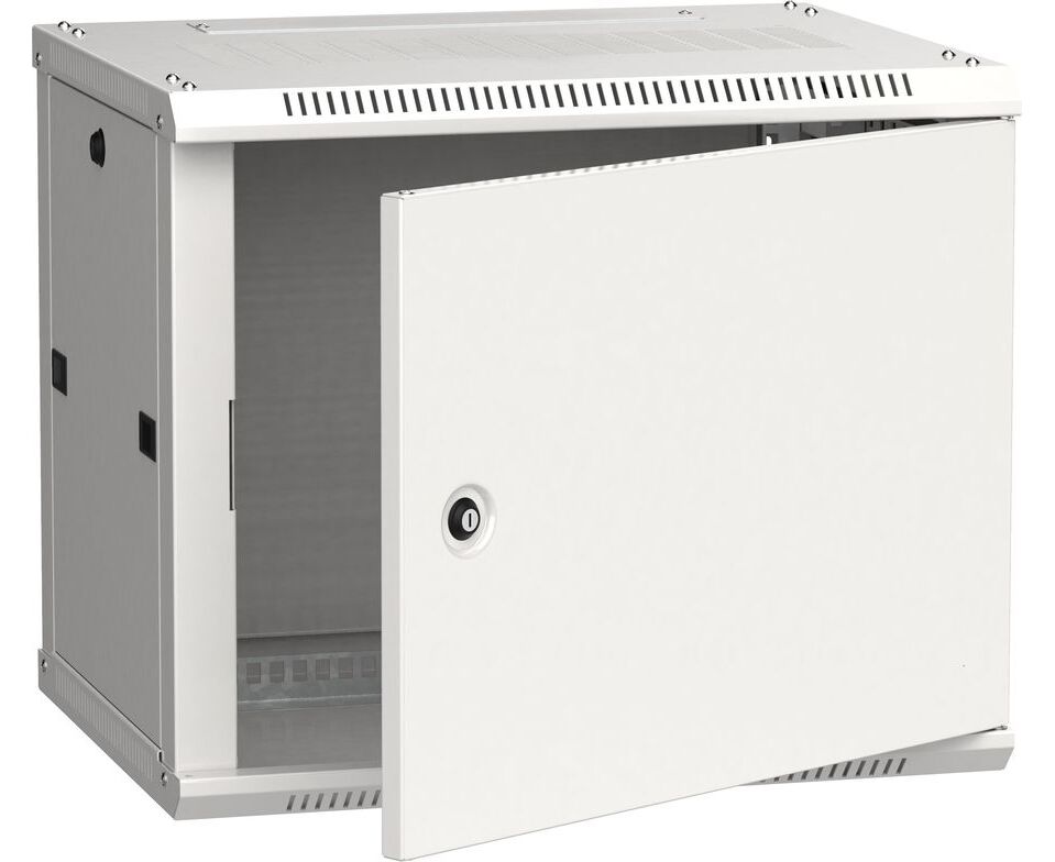 Шкаф коммутационный ITK Linea W (LWR3-06 U64-MF) настенный 6 U 600x450мм пер.дв.металл серый сталь