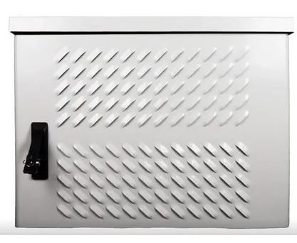 ЦМО Шкаф уличный всепогодный настенный 15 U (600х 300), передняя дверь вент. (ШТВ-Н-15.6.3-4 ААА)