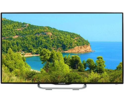 43" Телевизор Polar Line 43 PU11 TC-SM черный 3840x2160, Ultra HD, 50 Гц, Wi-Fi, SMART TV, DVB-T, DVB-T2