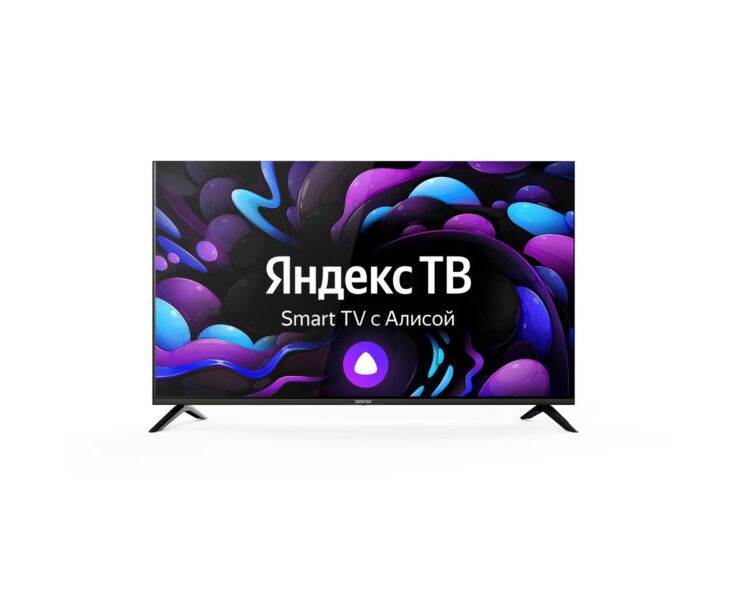 50" Телевизор Centek CT-8750 черный 3840x2160, 4 K Ultra HD, 60 Гц, Wi-Fi, Smart TV, Яндекс ТВ