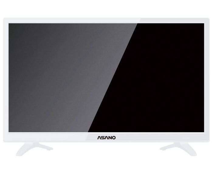24" Телевизор ASANO 24 LH1011 T белый 1366x768, HD READY, 60 Гц