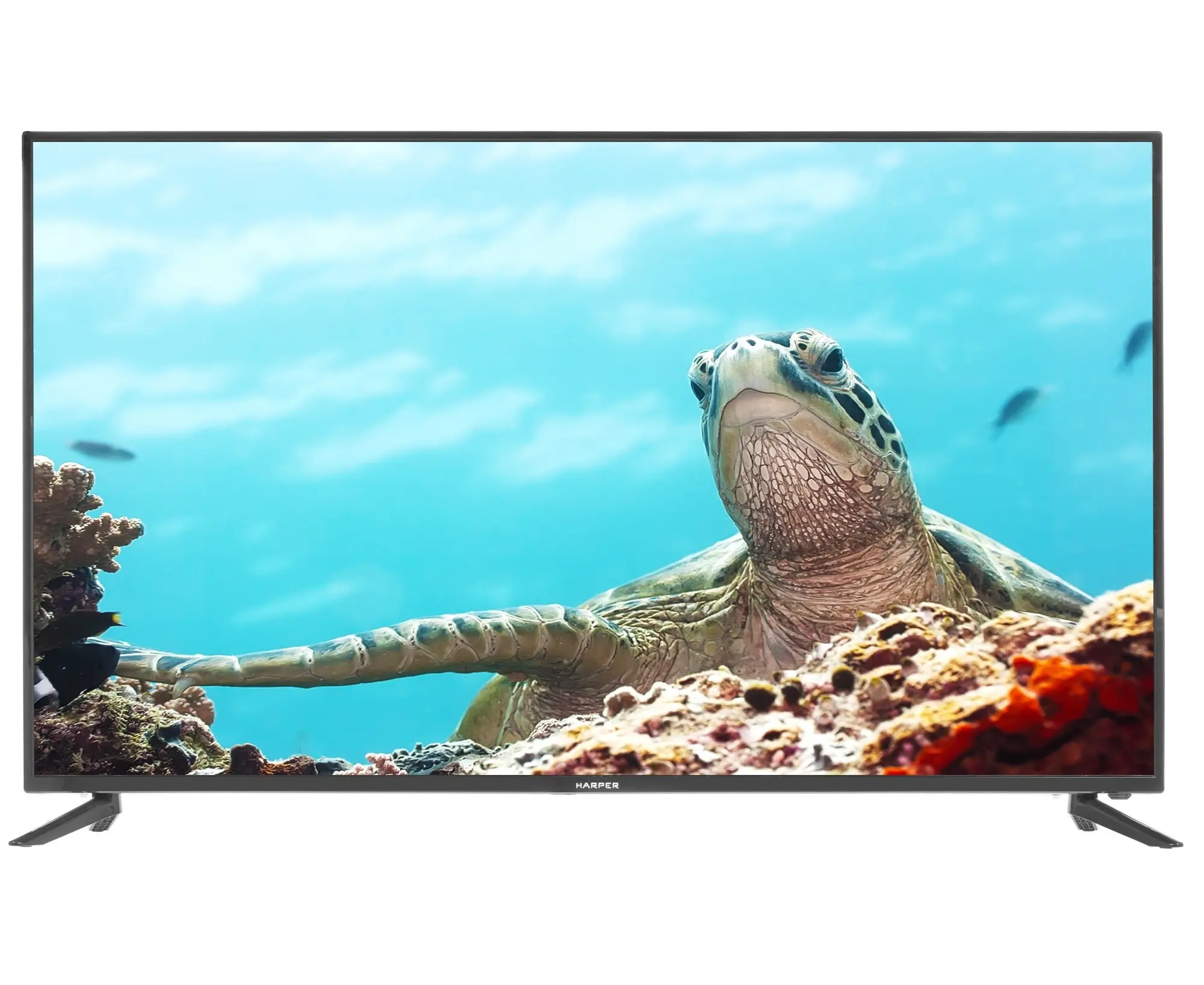 58" Телевизор Harper 58 U750 TS черный 3840x2160, Ultra HD, 50 Гц, WIFI, SMART TV