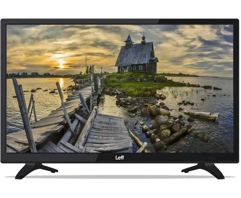 24" Телевизор LEFF 24 H250 T черный 1366x768, HD READY, 60 Гц
