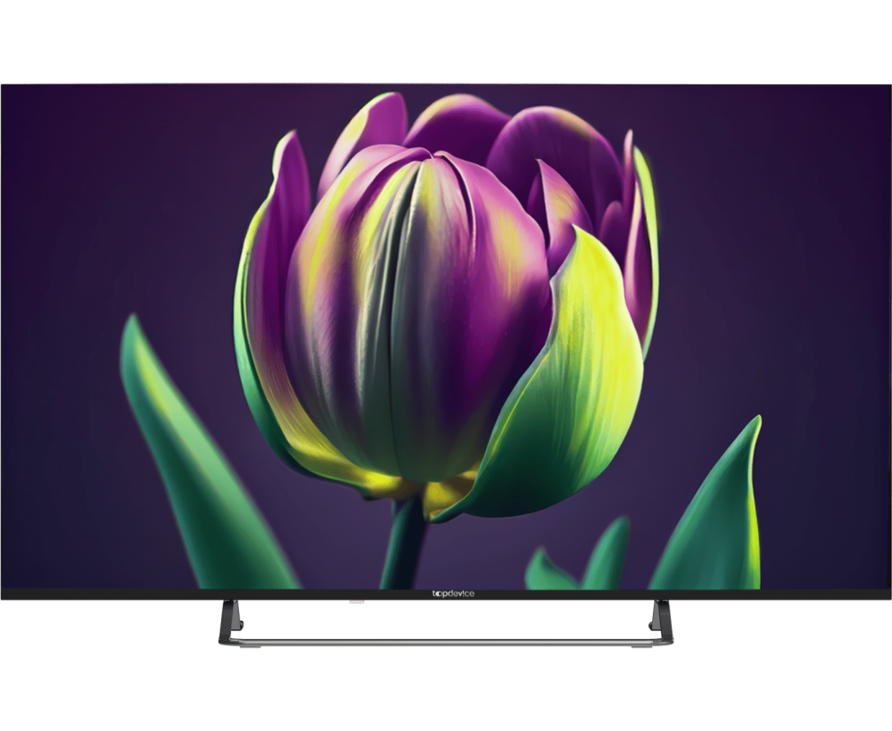 55” Телевизор Top Device TDTV55 CS06 UBK черный 3840x2160, 4 K Ultra HD, 60 Гц, Wi-Fi, Smart TV, Wildred