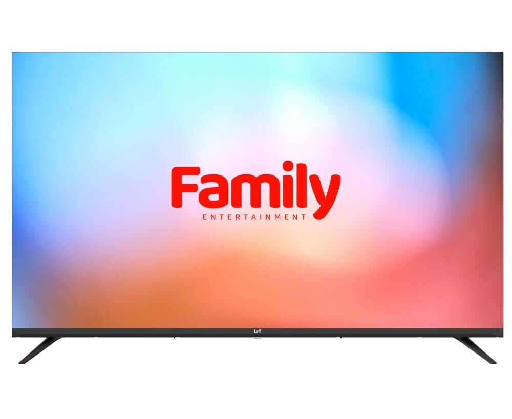 43" Телевизор LEFF 43 U580 T черный 3840x2160, 4 K Ultra HD, 60 Гц, Wi-Fi, Smart TV, Яднекс ТВ