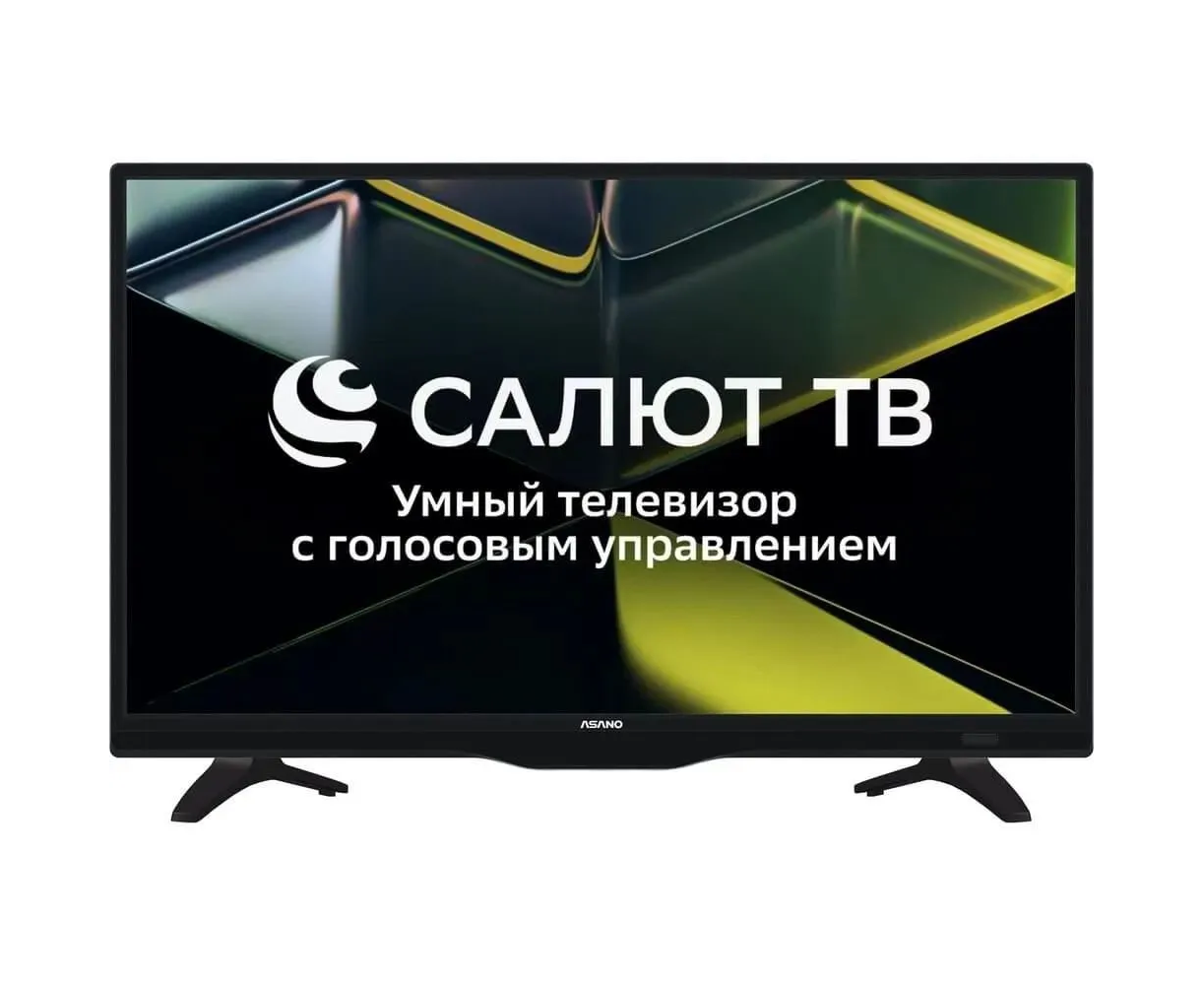 24" Телевизор ASANO 24 LH5010 T черный 1366x768, Direct LED, HD, 60 Гц, Салют