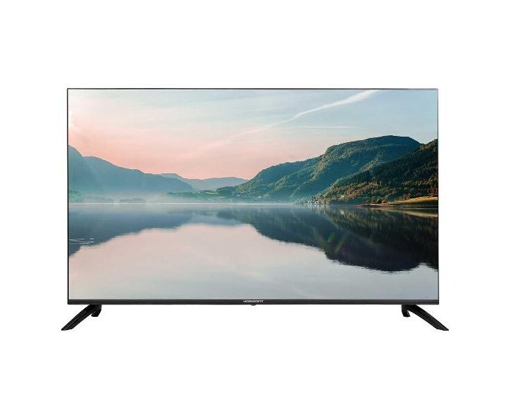 55" Телевизор Horizont 55 LE7053 D черный 3840х 2160, 4 K Ultra HD, 60 Гц, Wi-Fi, Smart TV, Яндекс ТВ