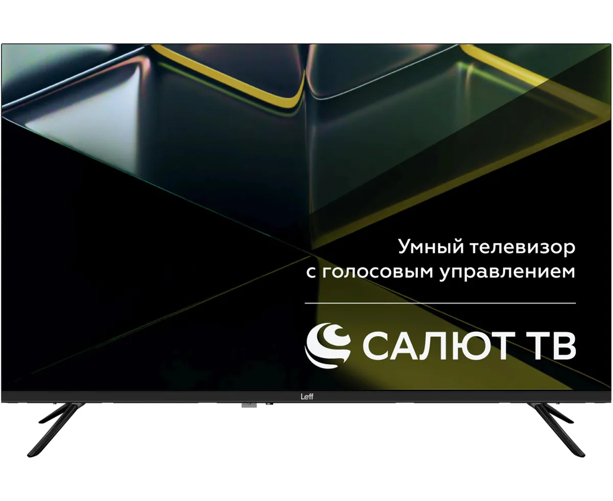 32" Телевизор LEFF 32 H680 T черный 1366x768, HD, 60 Гц, Wi-Fi, Smart TV, Салют ТВ