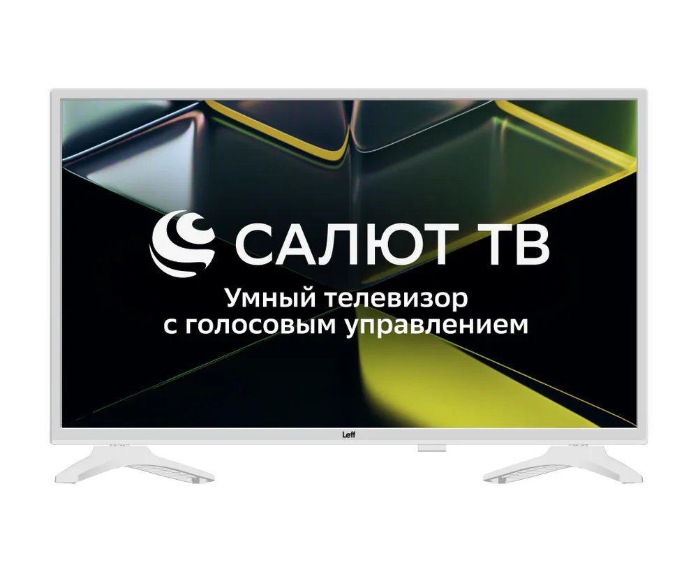 32" Телевизор LEFF 32 H691 T черный 1366 x 768, LED, HD, 60 Гц, Smart Салют