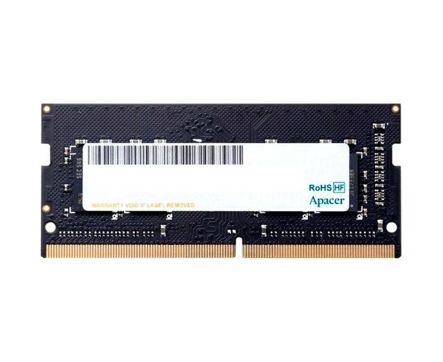 ОЗУ Apacer ES.32 G21.PSI DDR4 32 GB 3200 SO DIMM ES.32 G21.PSI Non-ECC, CL22, 1.2 V, 2048x8, RTL