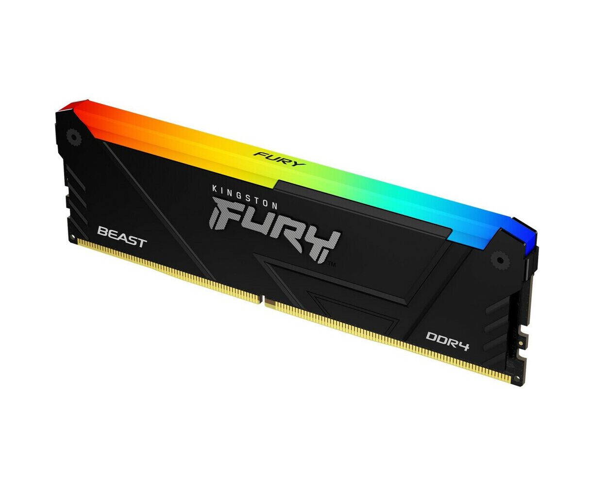 ОЗУ Kingston Fury Beast Black RGB XMP KF436 C18 BB2 A/32 32 GB DDR4 3600 M Hz DIMM CL18, 1.35 V 288-pin Non-ECC