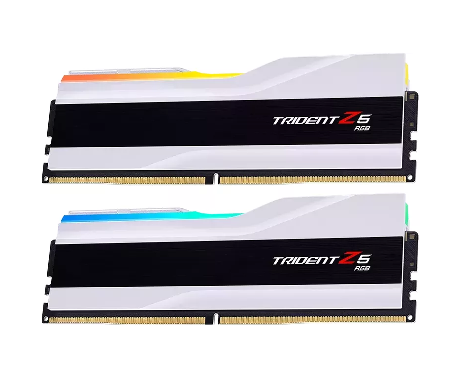 ОЗУ G.SKILL Trident Z5 RGB 32 GB (F5-6400 J3239 G16 GX2-TZ5 RW) (2x16 GB) DDR5 6400 M Hz CL32 (32-39-39-102) 1.4 V / White