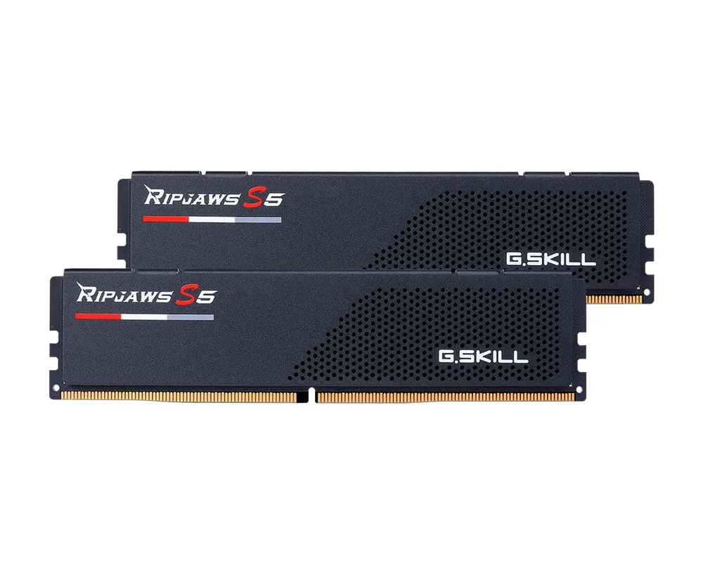 ОЗУ G.SKILL Ripjaws S5 (F5-6000 J3238 F16 GX2-RS5 K) 32 GB (2x16 GB) DDR5 6000 M Hz CL32 (32-38-38-96) 1.35 V / Black