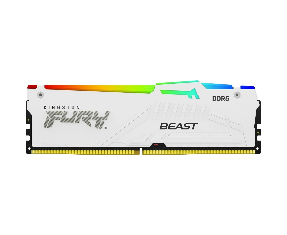 ОЗУ Kingston Fury Beast RGB KF552 C40 BWA-32 DDR5 32 GB 5200 M Hz RTL Gaming PC5-41600 CL40 DIMM 288-pin 1.25 В single rank с радиатором Ret