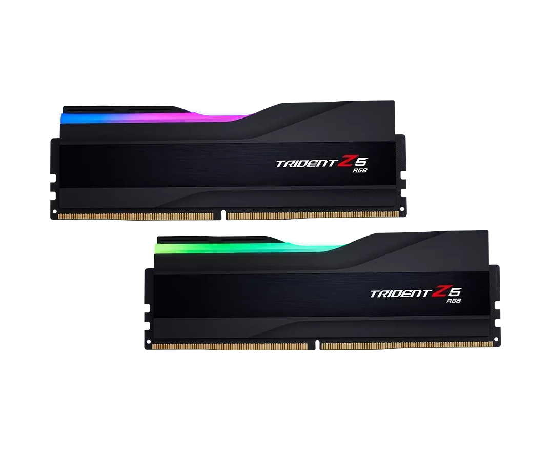 ОЗУ G.SKILL Trident Z5 RGB (F5-6000 J2836 G16 GX2-TZ5 RK) 32 GB (2x16 GB) 6000 M Hz DDR5 CL28 (28-36-36-96) 1.40 V / Black