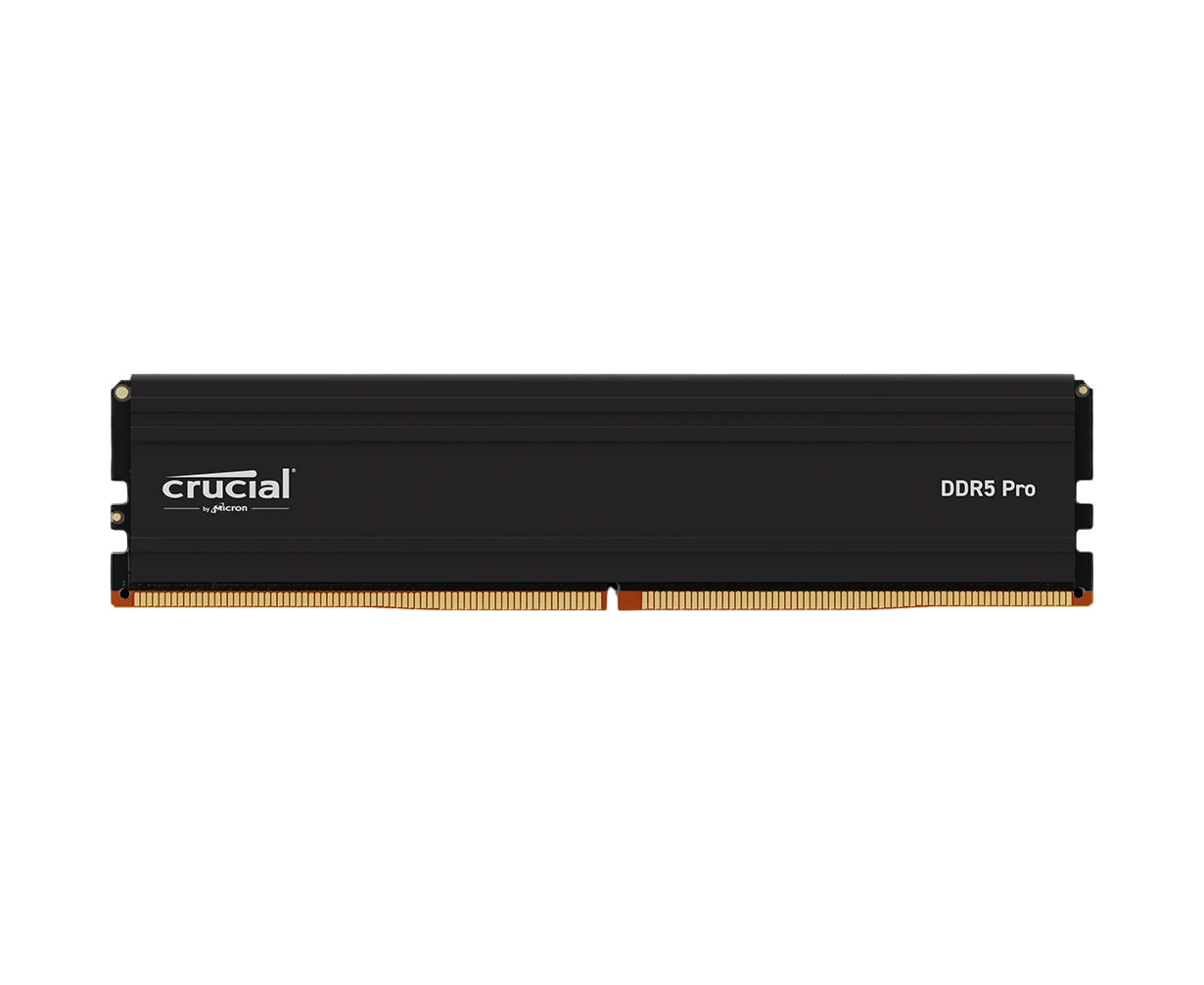 ОЗУ Crucial Pro CP16 G56 C46 U5 16 GB DDR5 5600 M Hz UDIMM Black