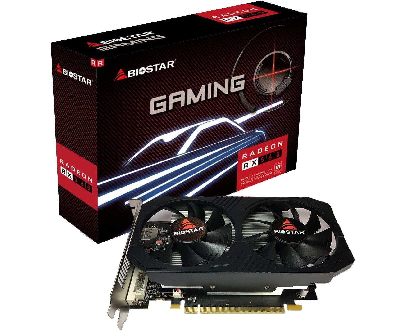 Видеокарта Biostar Radeon RX560 VA5615 RF41 4 GB