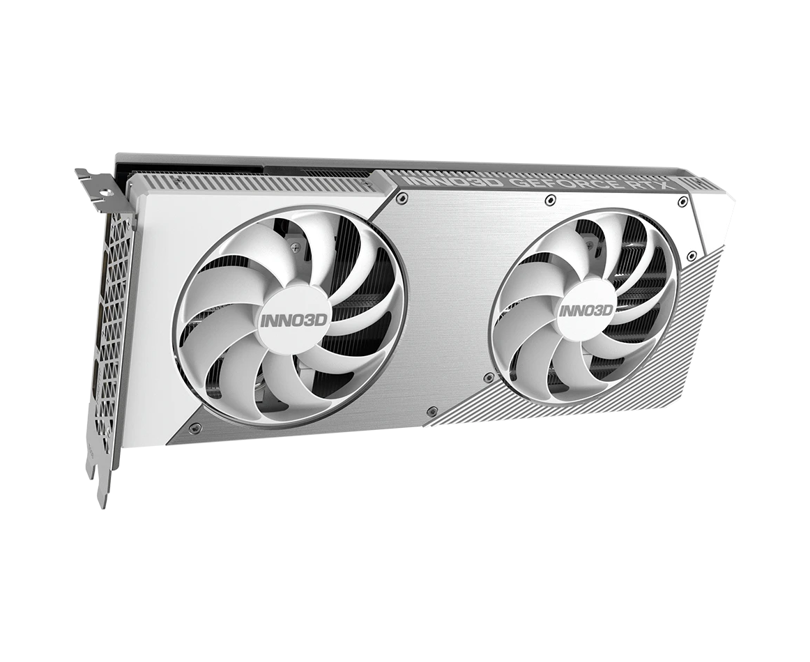 Видеокарта INNO3 D RTX5070 Twin X2 ОС White 12 GB (N50702-12 D7 X-195064 W) GDDR7 192bit 3x DP HDMI 2 Fan RTL